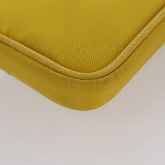 PRADA Shoulder Bag Nylon Yellow - Picture 13 of 16